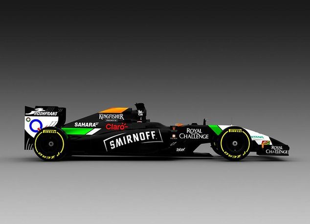 Nowe malowanie Force India zadebiutuje w GP Hiszpanii (fot. twitter.com/clubforce )