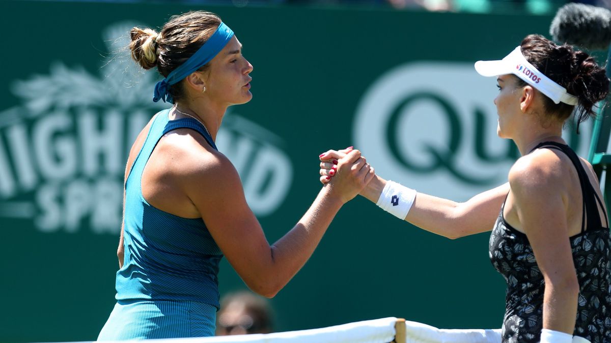 Getty Images / Steven Paston/PA Images / Na zdjęciu: Aryna Sabalenka i Agnieszka Radwańska