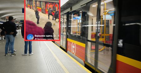 Warszawa. Wandale zniszczyli pociąg metra. Wszystko się nagrało
