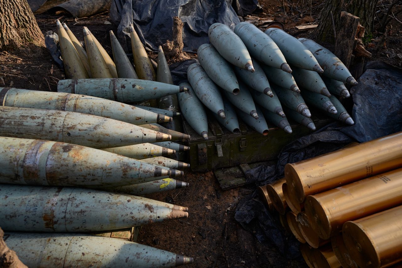 An ammunition depot somewhere on the front.