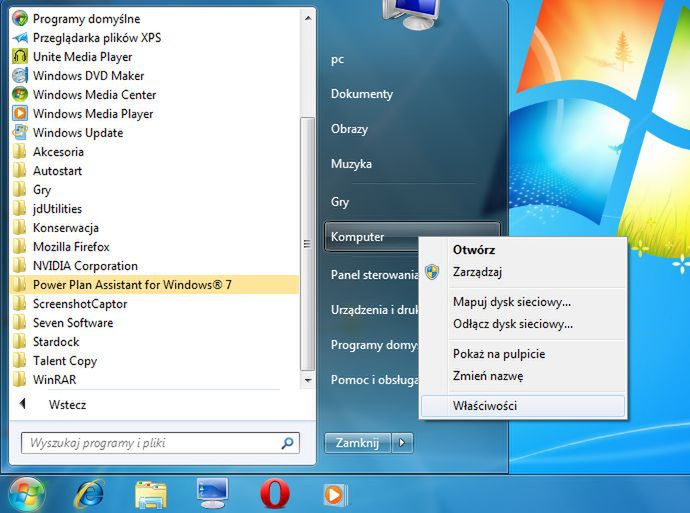 Jak utworzyć punkt przywracania systemu w Windows 7? 2
