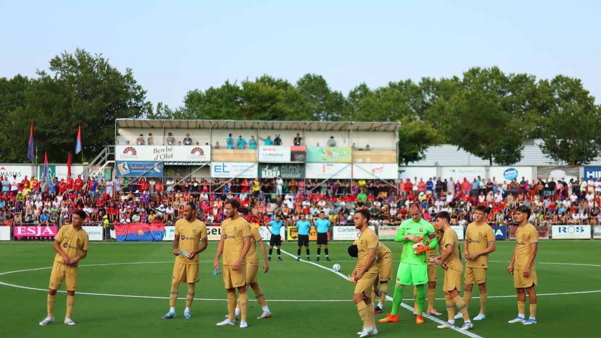 Getty Images / Eric Alonso / Na zdjęciu: FC Barcelona w sparingu z UE Olot