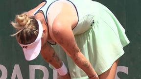 Rywalka musiała złapać oddech po zagraniu Magdaleny Fręch [WIDEO]