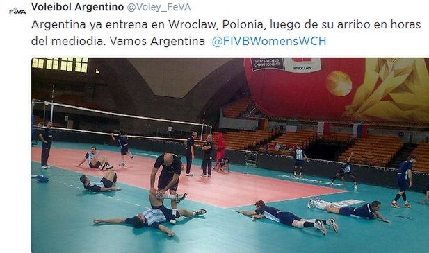 Argentyńczycy trenowali we Wrocławiu