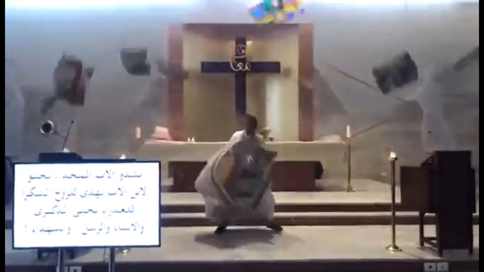 Kamera w kościele nagrała wybuch w Bejrucie. Ksiądz uciekał sprzed ołtarza