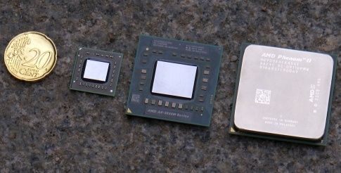 AMD llano comparison die
