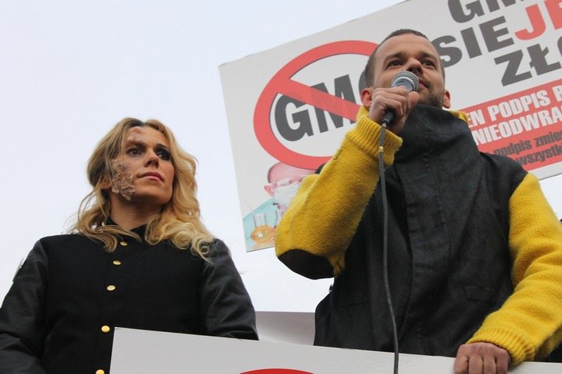Doda i Piróg przeciw GMO w Warszawie (zdjęcia i wideo)