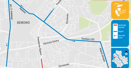 Warszawa. W weekend asfaltowanie ul. Powstańców Śląskich