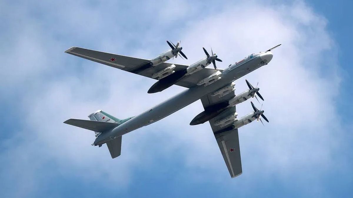 Rosyjski bombowiec strategiczny Tu-95MS