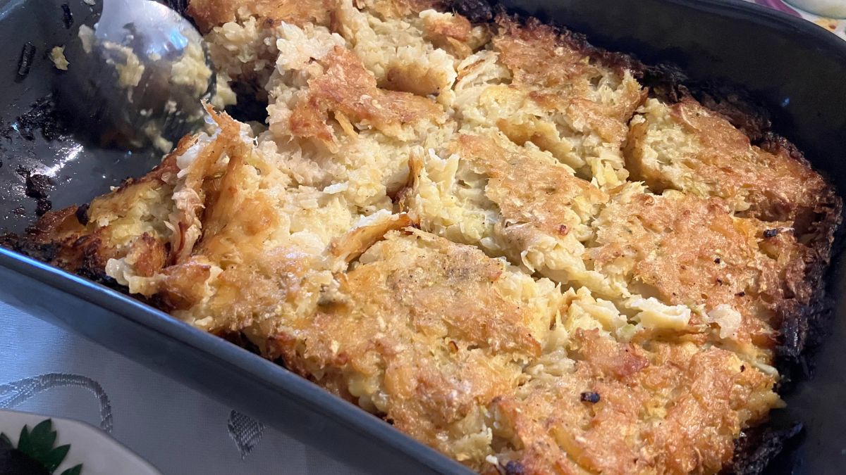 Kartoflak lub inaczej babka ziemniaczana z cukinią