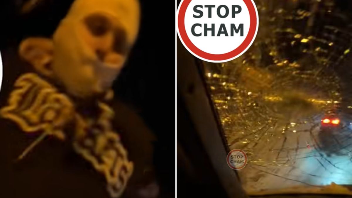 Kierowca BMW nagrany.