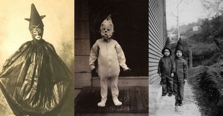 STARE ZDJĘCIA: Straszne kostiumy na Halloween...