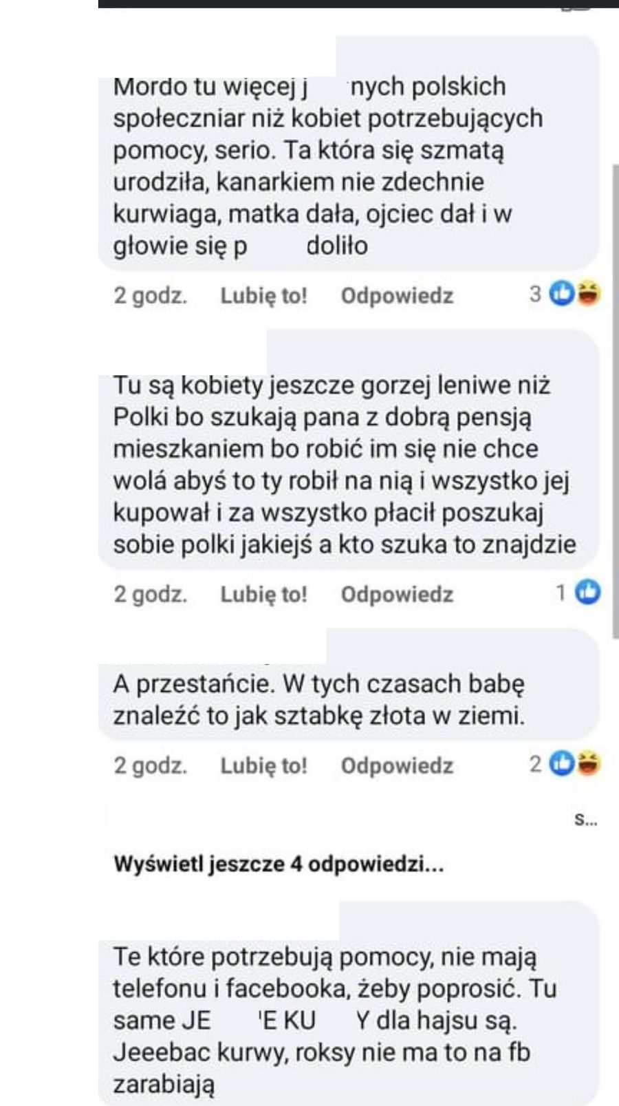 Komentarze z grupy "Polak szuka Ukrainki"