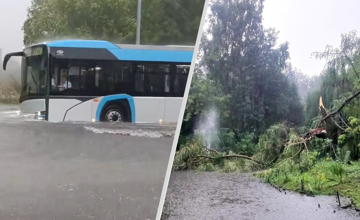 powódź błyskawiczna, imgw, burza W ciągu godziny Zamość znalazł się pod wodą. Przerażający rekord