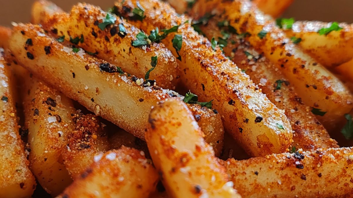 Frytki z parmezanem