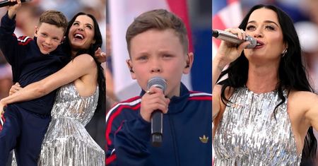 Katy Perry ZACHWYCIŁA na ceremonii otwarcia mundialu w Los Angeles. Zaśpiewała z 10-latkiem z Norwegii i wzruszyła świat! "UROCZE" (WIDEO)