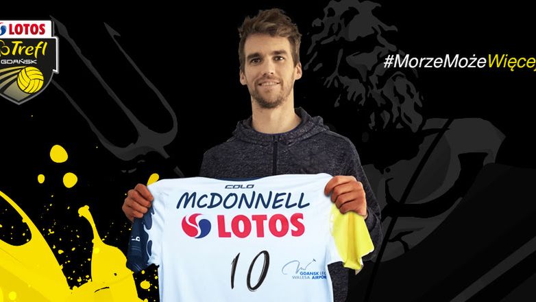 Zdjęcie okładkowe artykułu: Materiały prasowe / sport.trefl.com / Na zdjęciu: Daniel McDonnell 