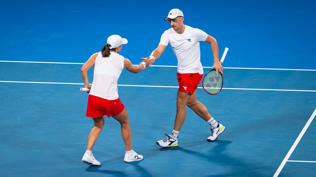 Getty Images / Robert Prange/Getty Images / Na zdjęciu: Iga Świątek i Jan Zieliński