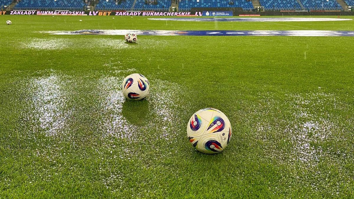 Twitter / Wisła Płock / Stan murawy w Płocku