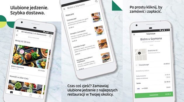 UberEATS screen