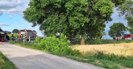 Krasnystaw: Dwa wypadki na trasie Lublin – Zamość. Kilka osób rannych i zablokowana droga