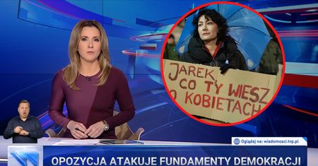 Zdumiewająca relacja "Wiadomości". Byli  przed domem Kaczyńskiego