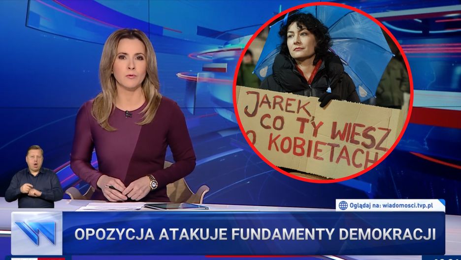 Wiadomości o proteście na Żoliborzu