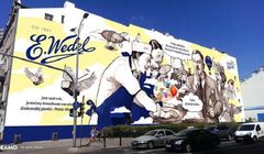 Konserwator zabytków protestuje przeciw muralowi Wedla w Warszawie: to nie sztuka, tylko reklama