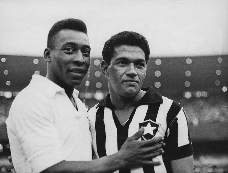 Na zdjęciu: Pele, Garrincha