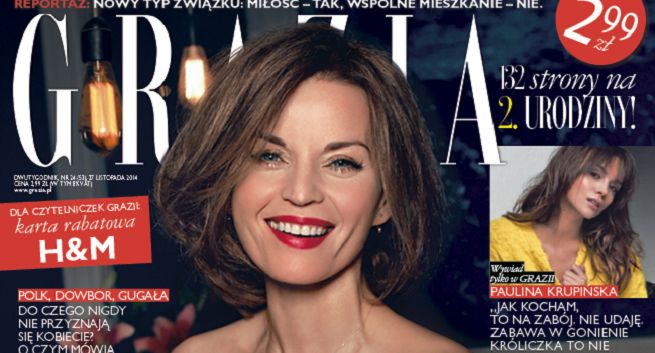 Urodzinowe wydanie „Grazii” w powiększonej objętości i z Małgorzatą Foremniak na okładce