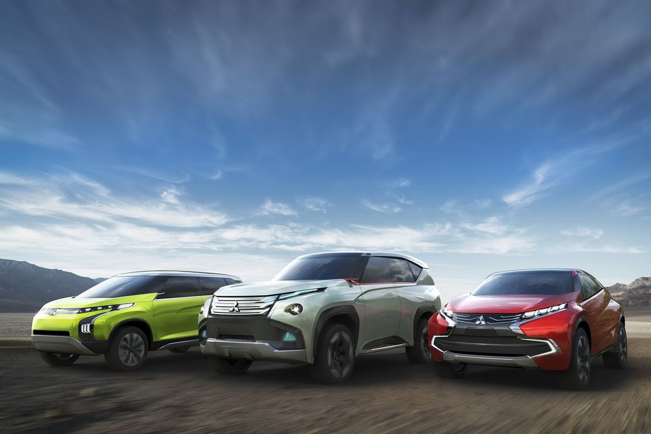 Trzy prototypy Mitsubishi – ASX, Outlander i Grandis przyszłości