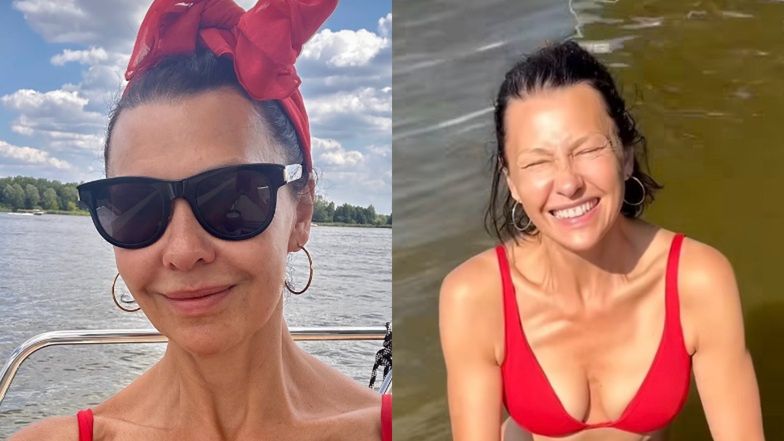 Anna Popek eksponuje szczupłą sylwetkę w bikini 