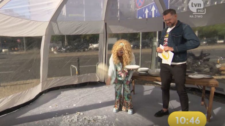 Magda Gessler rzuca talerzami w "Dzień dobry TVN"