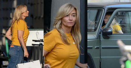 Naturalna Martyna Wojciechowska robi zakupy w warszawskim butiku, po czym drepcze do mercedesa za PÓŁ MILIONA ZŁOTYCH