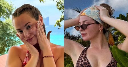 Odziana w cętkowane bikini Wiktoria Gąsiewska, mędrkuje pod krzakami: "Zostawiłam skromność gdzieś po drodze" (FOTO)