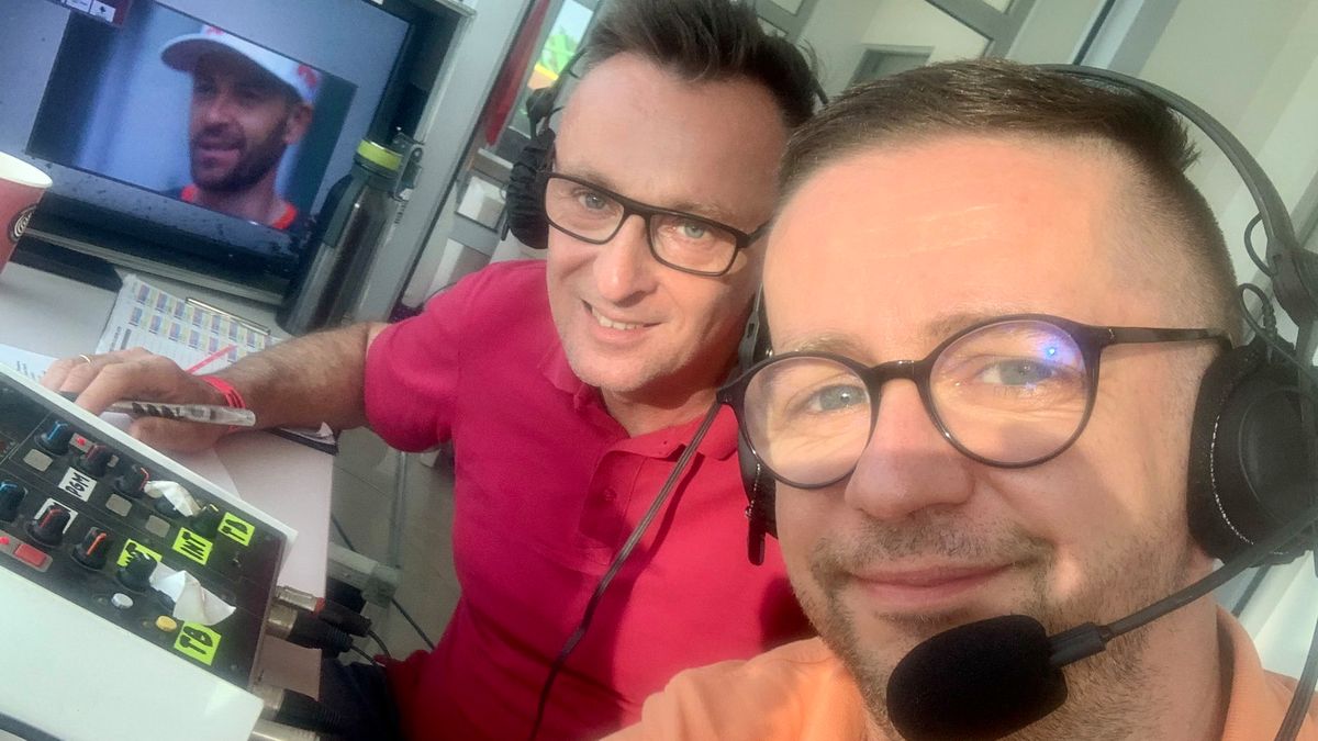 Twitter / MaciejNoskowicz / Na zdjęciu: Maciej Noskowicz, z tyłu Wojciech Dankiewicz