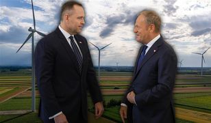 Awantura o wiatraki dzieli nawet koalicjantów. "Trzeba się dogadać z Nawrockim"