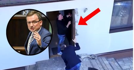 Funkcjonariusze ABW weszli do domu Ziobry. Później naprawiali zepsute drzwi