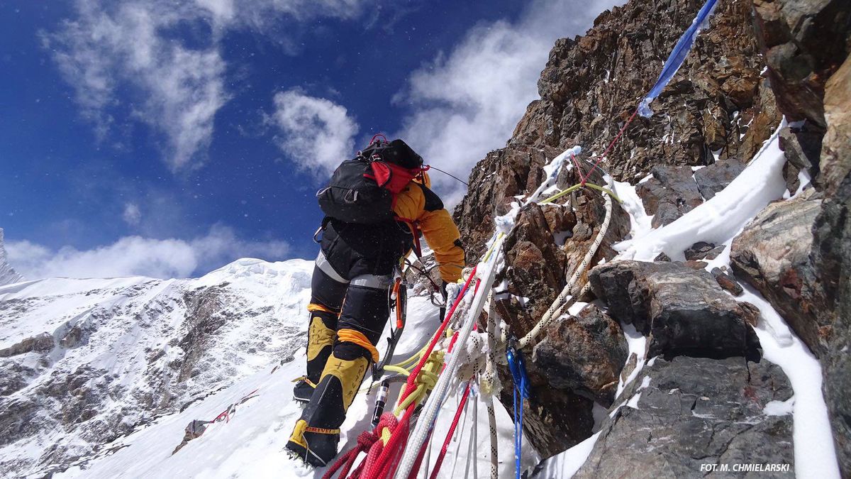 Zdjęcie okładkowe artykułu: Facebook / M. Chmielarski / Wspinaczka na K2