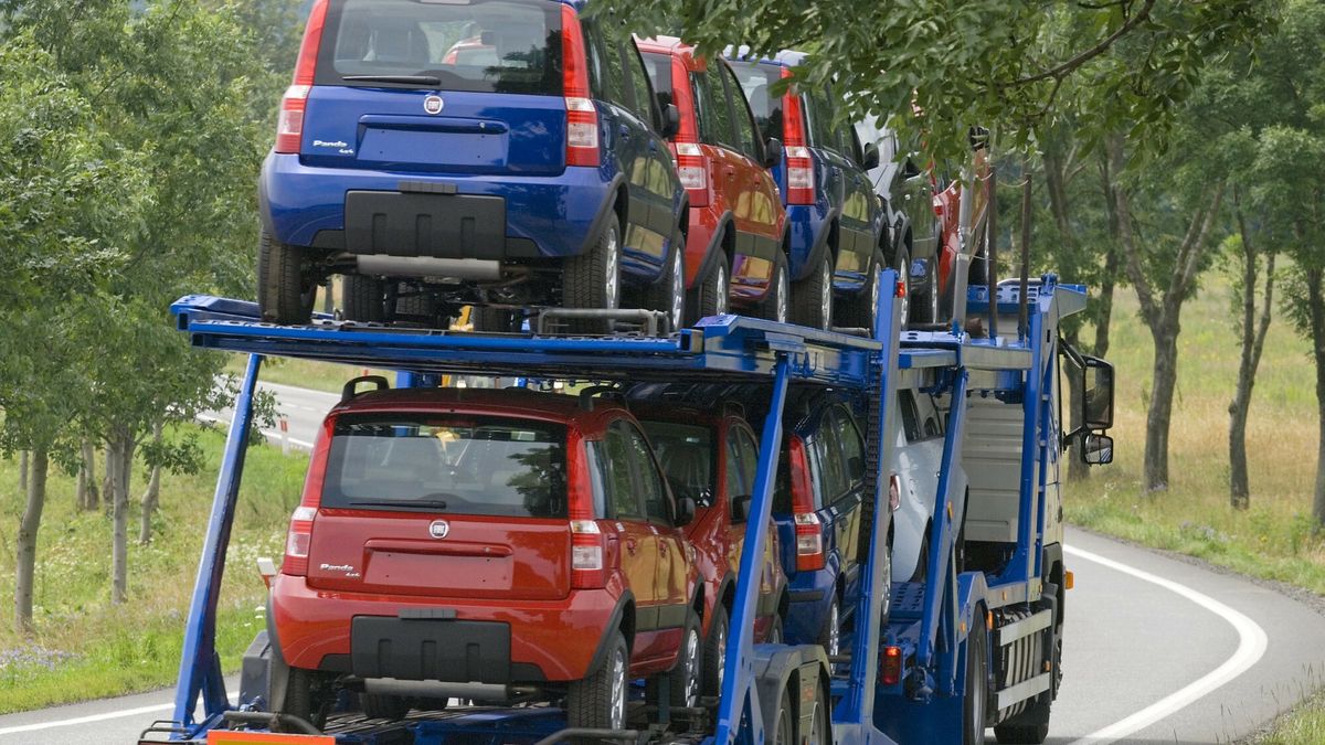 Stock PZiem
PHOTO: PRZEMYSLAW ZIEMACKI / EAST NEWS 
LAWETA WIEZIE NOWE SAMOCHODY FIAT PANDA, TRASA K8 (E67)
PRZEMYSLAW ZIEMACKI