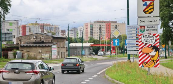 Sosnowiec. Utrudnienia w ruchu. Robotnicy pojawili się na ulicy Piłsudskiego