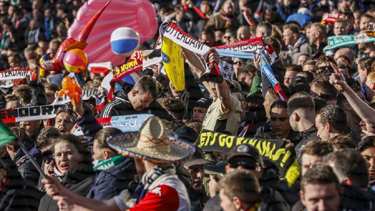 kibice  Feyenoordu Rotterdam