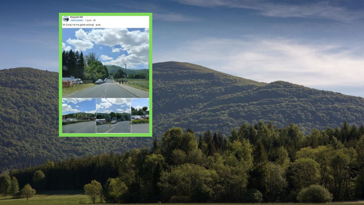 Tłumy w górach i brak miejsc do parkowania. Polacy ruszyli na wa