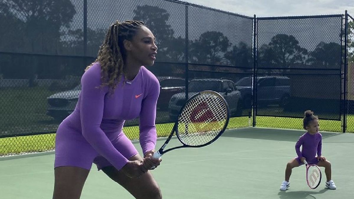 Serena Williams z córką