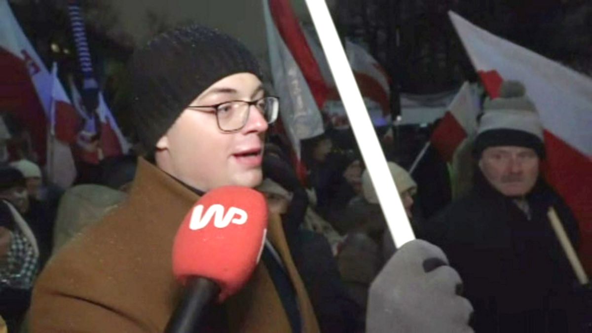 marsz, pis, protest, prawo i sprawiedliwość Uczestnicy marszu w obronie PiS: To co się dzieje jest antypolskie, PRL-bis