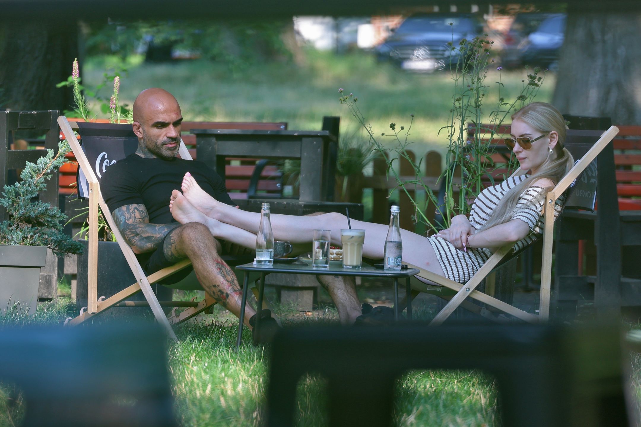 Romantyczne chwile Akopa Szostaka i Oli Okrzesik
