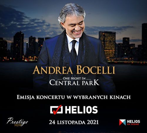 Andrea Bocelli na ekranach kin Helios w całej Polsce 