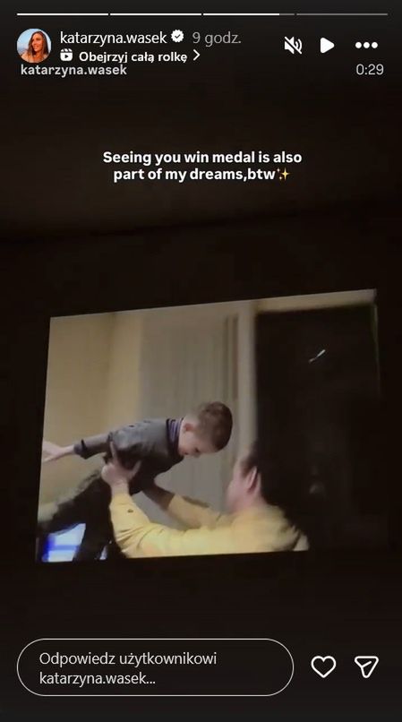 Katarzyna Wąsek siostra Pawła Wąska pokazała nagranie sprzed lat