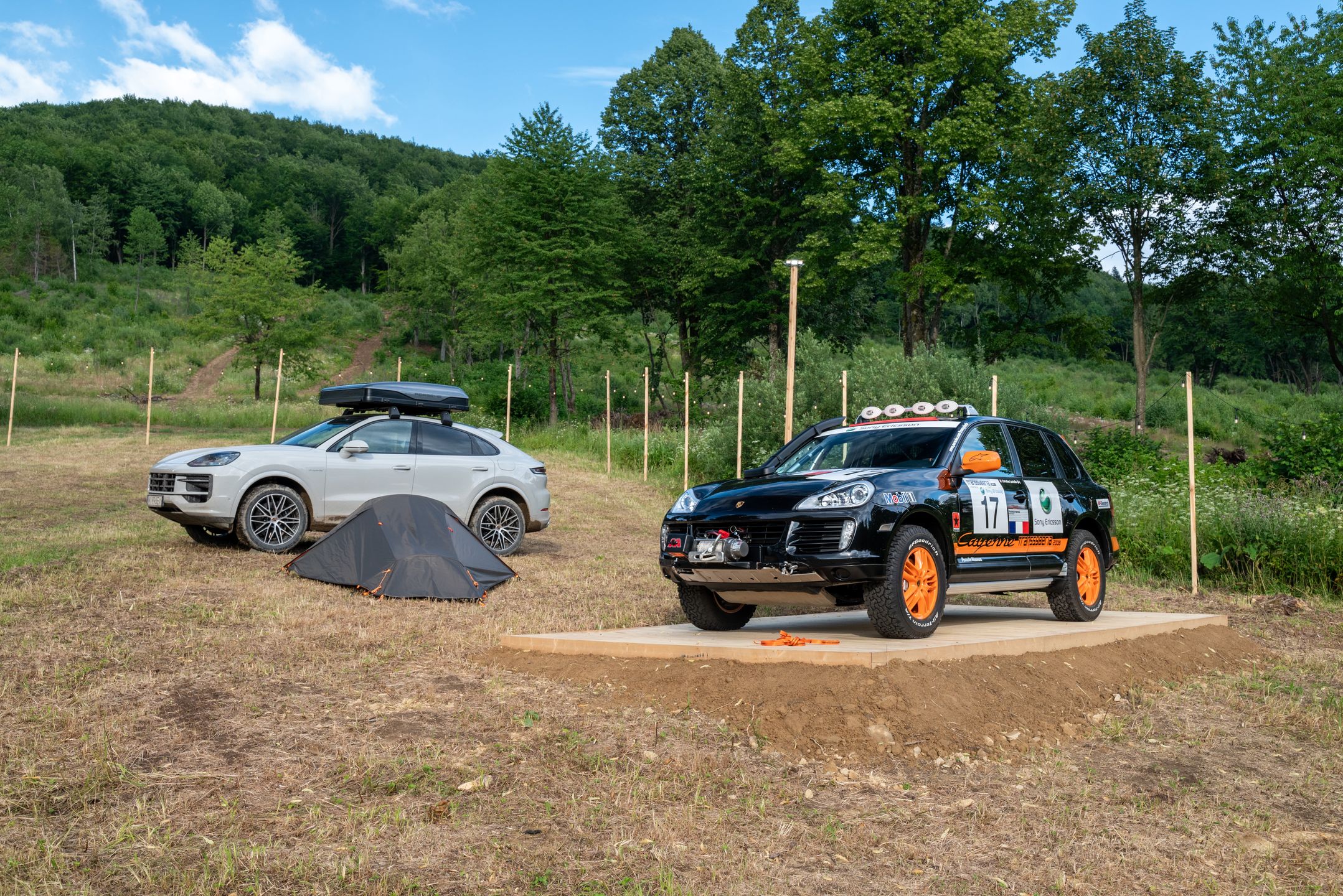 Porsche Cayenne w Bieszczadach