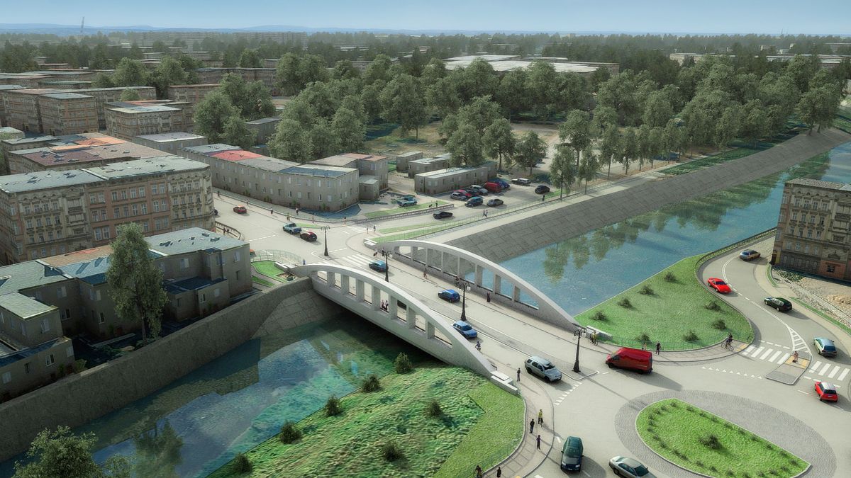 Wizualizacja nowego mostu w Głuchołazach